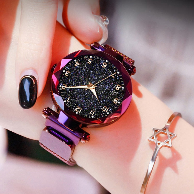 Luxury Magnetic Starry Sky Watch