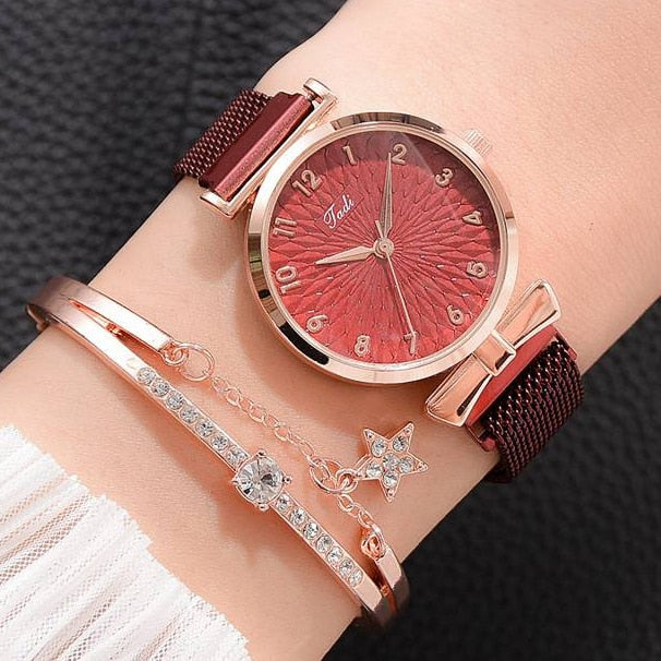 Magnetic Relogio Feminino Watch